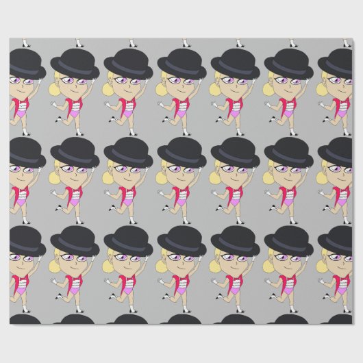 chibi-toets cadeaupapier (Vlak)