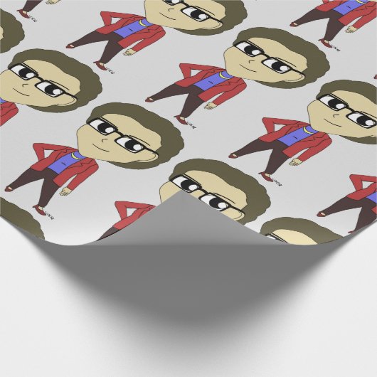 chibi-toets cadeaupapier (Hoek)