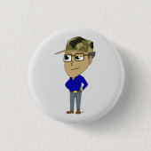 chibi-toets ronde button 3,2 cm (Voorkant)