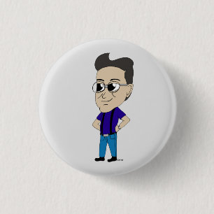 chibi-toets ronde button 3,2 cm