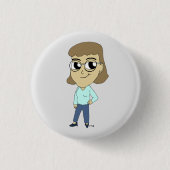 chibi-toets ronde button 3,2 cm (Voorkant)