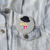 chibi-toets ronde button 7,6 cm (In situ)