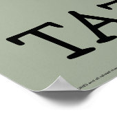 Chibi Tornado TAZ™ Poster (Hoek)