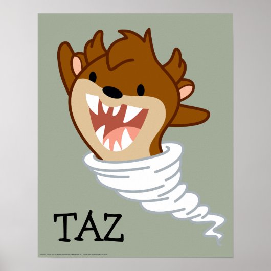 Chibi Tornado TAZ™ Poster (Voorkant)