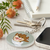 Chibi Tornado TAZ™ Sleutelhanger (Voorkant Rechts)