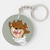 Chibi Tornado TAZ™ Sleutelhanger (Achterkant)