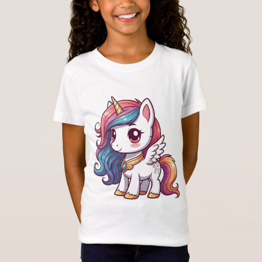 Chibi Unicorn T-shirt (Voorkant)