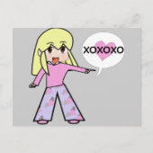 Chibi Valentijn Feestdagenkaart (Voorkant)