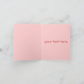 Chibi Valentijn Hartelijk dank XOXO Bedankkaart (Binnen)