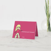 Chibi Valentijn Hearts Feestdagen Kaart (Achterkant)