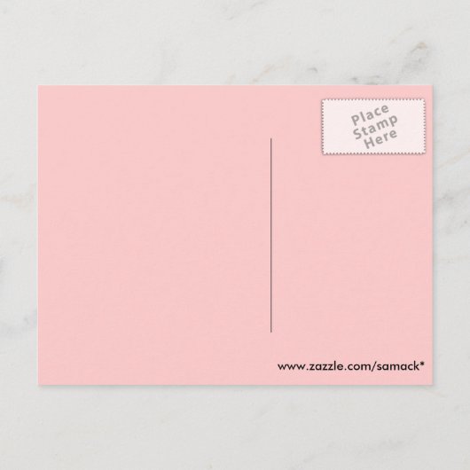 Chibi Valentijn Hearts Feestdagenkaart (Achterkant)