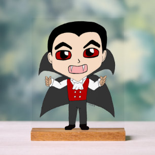 chibi vampier acryl bord