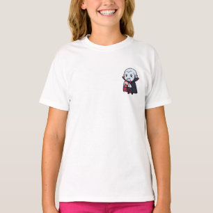 Chibi vampier drinkende tomatensap kinderen t-shirt