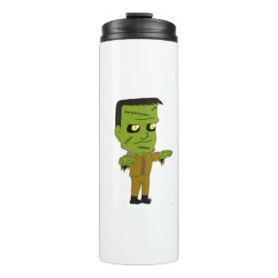 Chibi vampier, monster en mummie   thermosbeker
