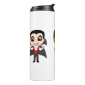 Chibi vampier, monster en mummie   thermosbeker (Gedraaid links)