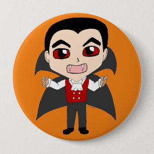 chibi vampier ronde button 4,0 cm