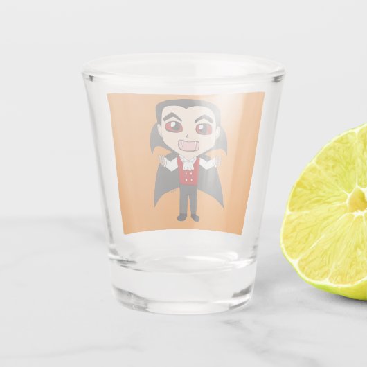 chibi vampier shot glas (Achterkant)