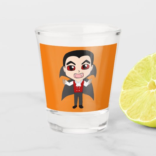 chibi vampier shot glas (Voorkant)