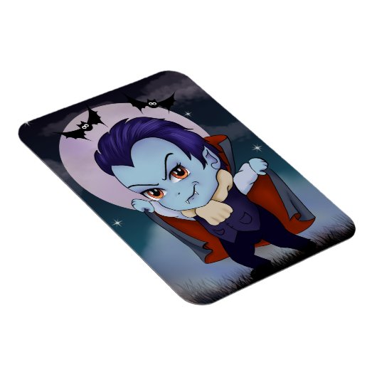 Chibi Vampire en vleermuizen Magneet (Rechterzijde)