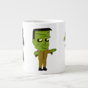 Chibi vampire, monster en mama grote koffiekop