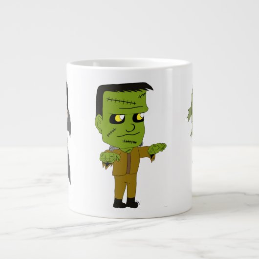 Chibi vampire, monster en mama grote koffiekop (Voorkant)