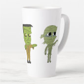 Chibi vampire, monster en mama latte mok (Rechterhoek)