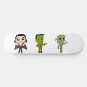 Chibi vampire, monster en mama persoonlijk skateboard (Horizontaal)