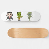 Chibi vampire, monster en mama persoonlijk skateboard (Horizontaal)