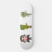 Chibi vampire, monster en mama persoonlijk skateboard (Voorkant)