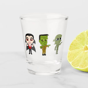 Chibi vampire, monster en mama shot glas