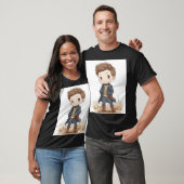 Chibi Vault‑Dwelling Wanderer | Schattig Retro‑Fut T-shirt (Unisex)