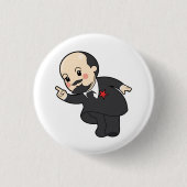 Chibi Vladimir Ilyich Lenin Ronde Button 3,2 Cm (Voorkant)
