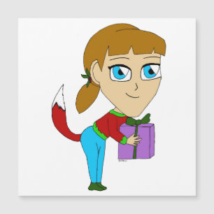 chibi vos meisje 