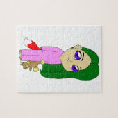chibi vos meisje legpuzzel (Horizontaal)
