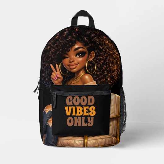 Chibi Vrouw Rugzak – Stijlvolle Anime Mode Tas (Voorkant)