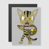 Chibi Warrior Cat (Voorkant / Achterkant)