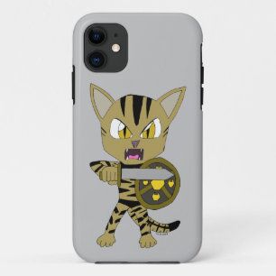 Chibi Warrior Cat Case-Mate iPhone Case