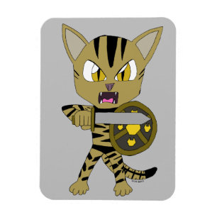 Chibi Warrior Cat Magneet