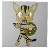 Chibi Warrior Cat Tegeltje (Voorkant)