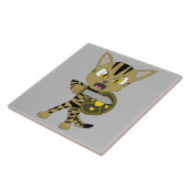 Chibi Warrior Cat Tegeltje (Zijkant)