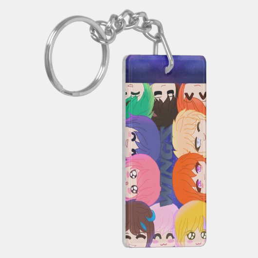 Chibi Wingz Acryl Sleutelhanger (Voorkant Links)