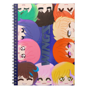 Chibi Wingz Spiral Foto Notitieboek