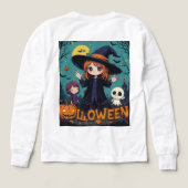 Chibi Witch Halloween ontwerp (Achterkant)