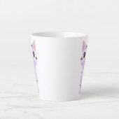 Chibi Witte Tabbykat Latte Mok (Voorkant)