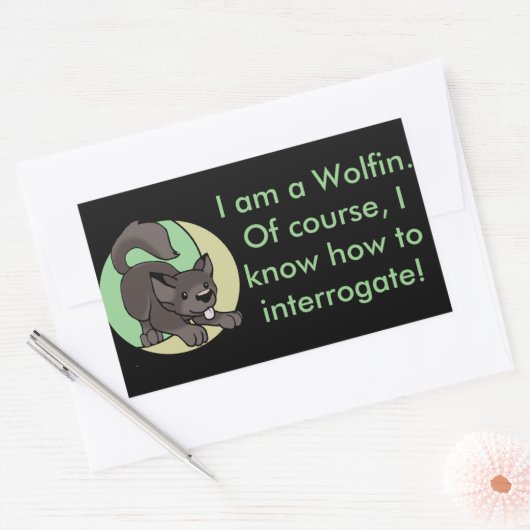 Chibi Wolf Sticker (Envelop)