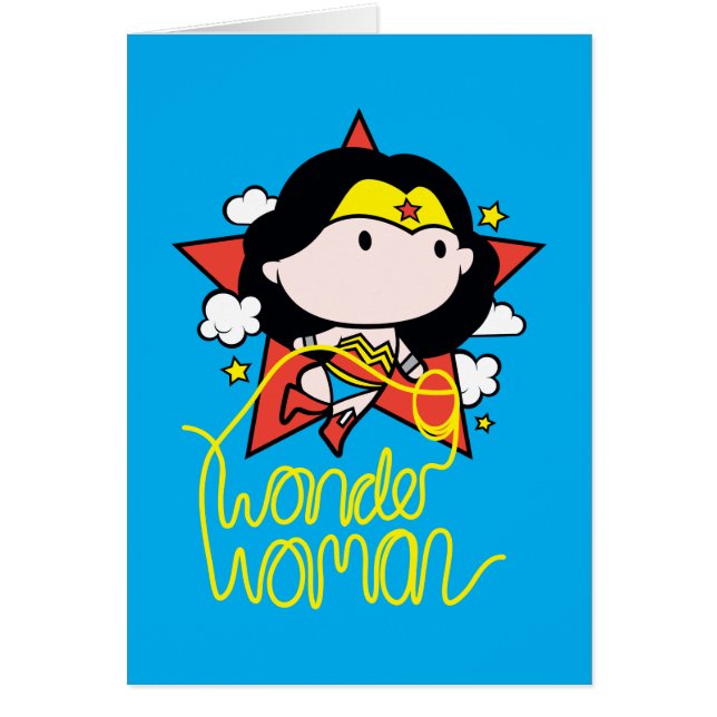 Chibi Wonder Vrouw met Lasso (Voorkant)