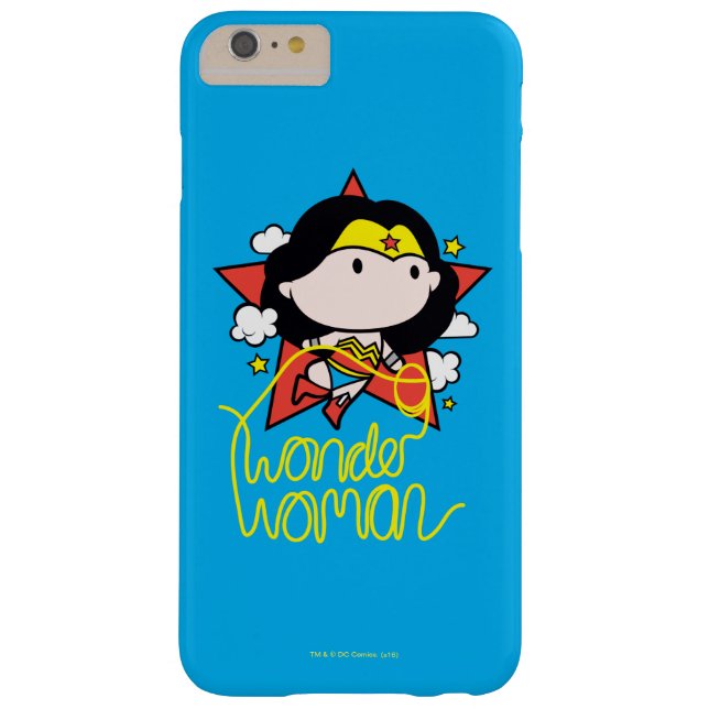 Chibi Wonder Vrouw met Lasso Case-Mate iPhone Case (Achterkant)