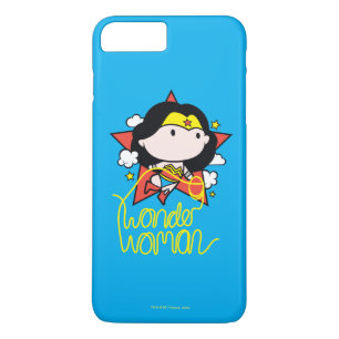 Chibi Wonder Vrouw met Lasso iPhone 8/7 Plus Hoesje