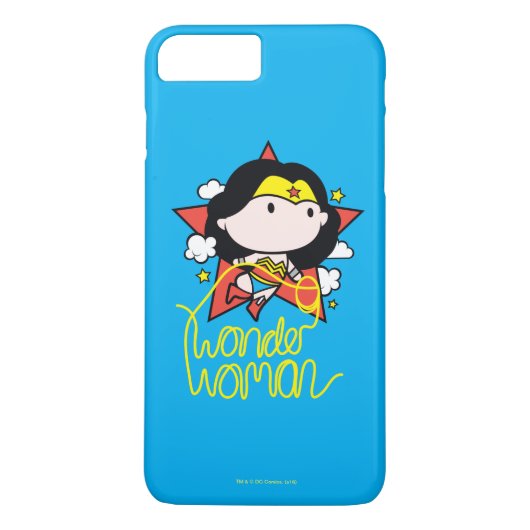Chibi Wonder Vrouw met Lasso Case-Mate iPhone Case (Achterkant)
