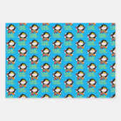 Chibi Wonder Vrouw met Lasso Inpakpapier Vel (Voorkant)